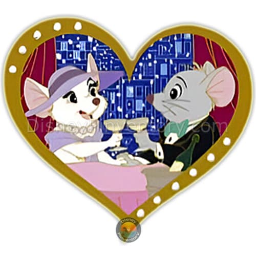 Valentine's Day 2026 Pin - Bianca & Bernard - Walt Disney Imagineering - Pin 49639
