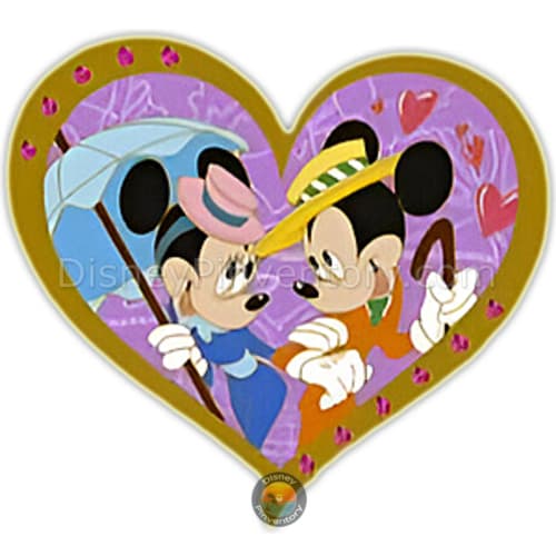 Valentine's Day 2026 Pin - Minnie & Mickey Mouse - Walt Disney Imagineering - Pin 49641