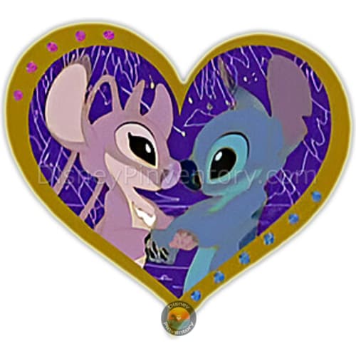 Valentine's Day 2026 Pin - Angel & Stitch - Walt Disney Imagineering - Pin 49642
