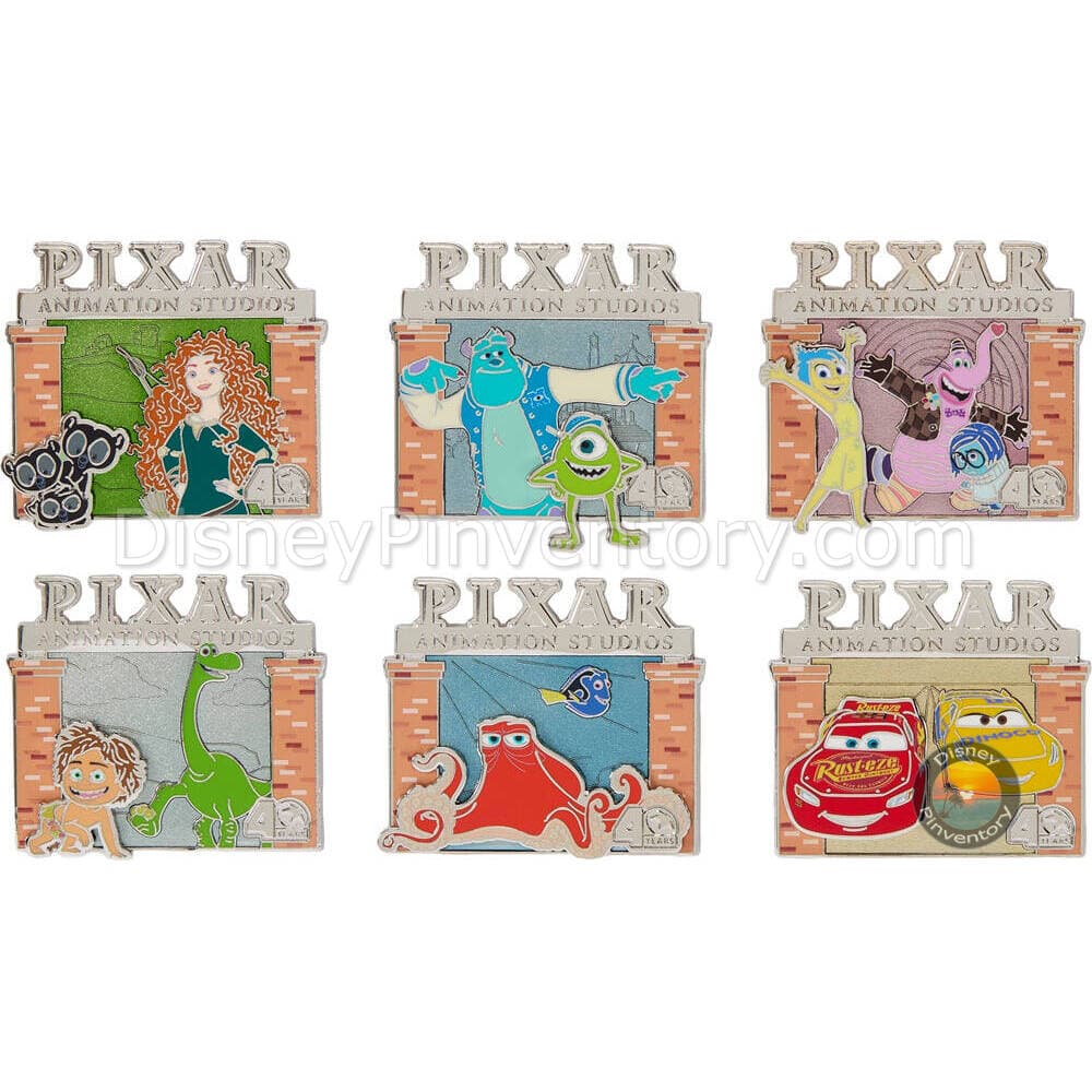 Pixar Animation Studios 40 Years Pin Set 3 - Pin 49647