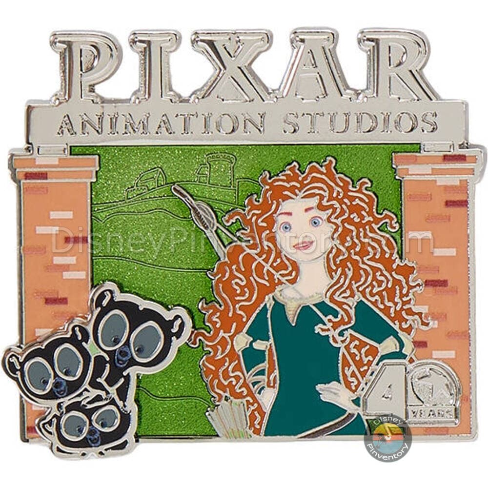 Pixar Animation Studios 40 Years Pin Set 3 - Merida - Brave (2012) - Pin 49648