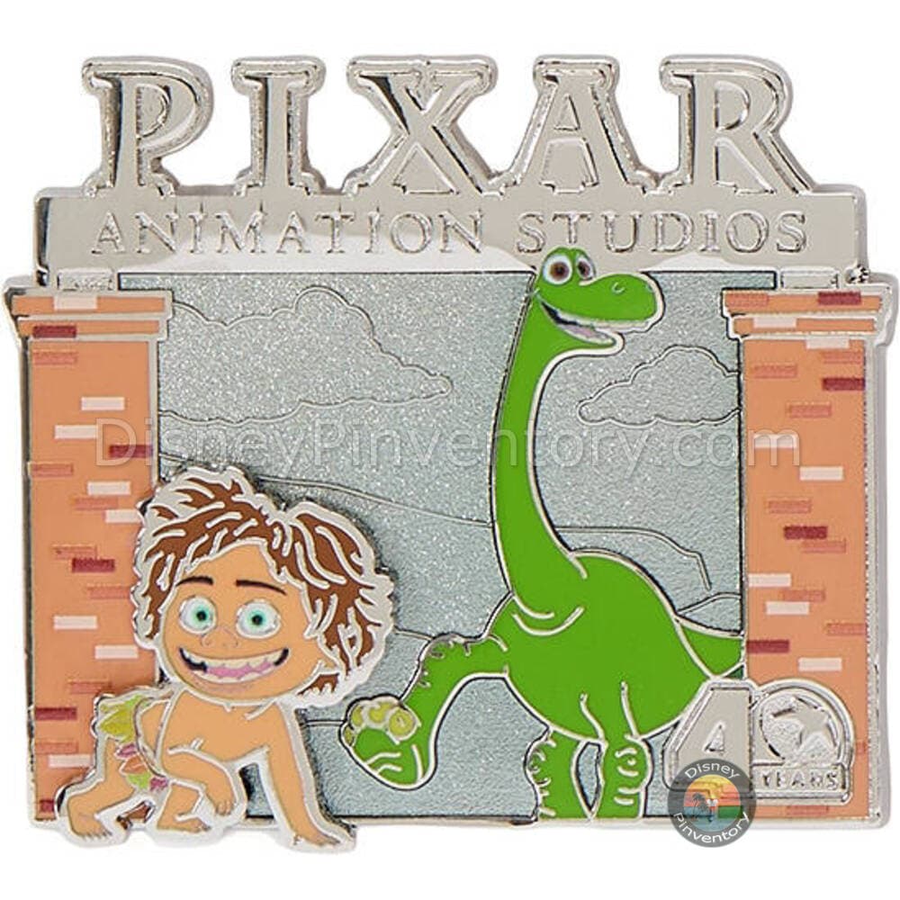 Pixar Animation Studios 40 Years Pin Set 3 - Spot and Buck - The Good Dinosaur (2015) - Pin 49651