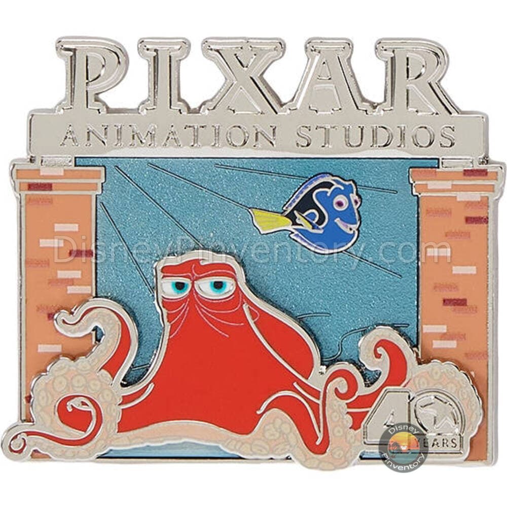 Pixar Animation Studios 40 Years Pin Set 3 - Dory and Hank - Finding Dory (2016) - Pin 49652