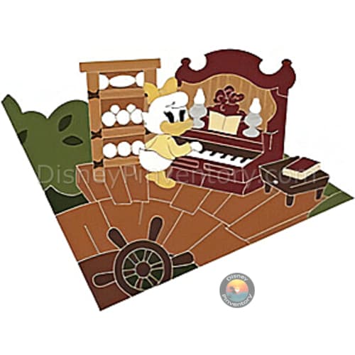 Swiss Family Treehouse Mystery Attraction Map Puzzle Pin Set - May Duck - Disney World Resort - Pin 49705
