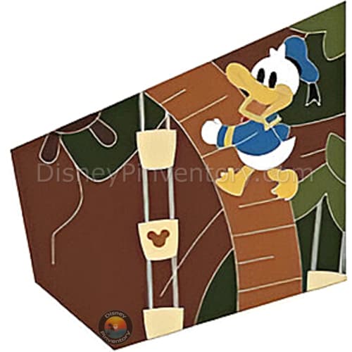 Swiss Family Treehouse Mystery Attraction Map Puzzle Pin Set - Donald Duck - Disney World Resort - Pin 49706