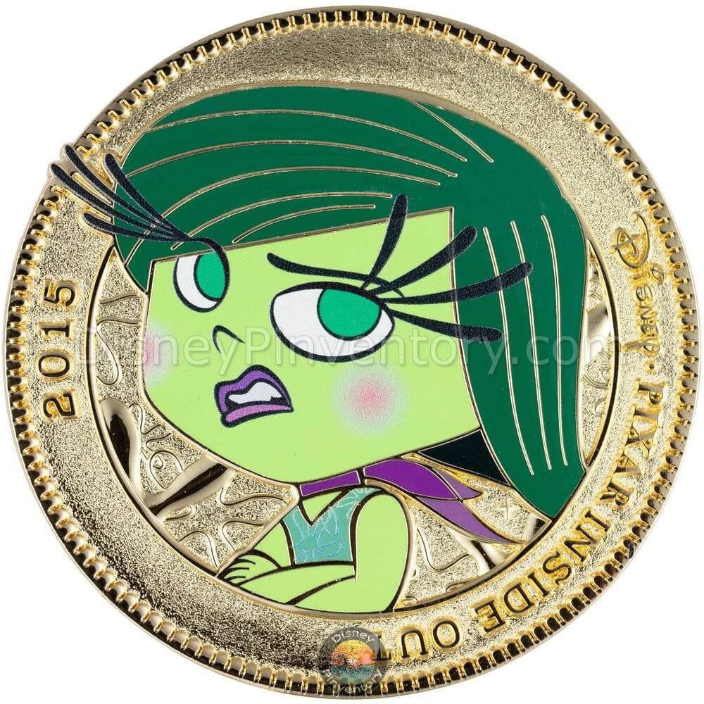 Disney Coin Series Inside Out Disgust Pin - PALM Exclusive - Pin 49743