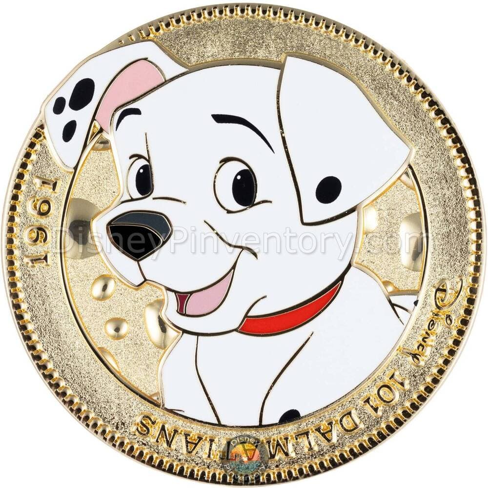 Disney Coin Series Wave 11 101 Dalmatians Rolly Pin - PALM Exclusive - Pin 49744