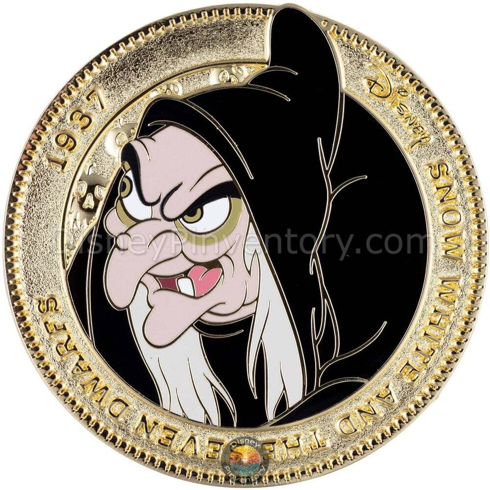 Disney Coin Series Wave 11 Snow White and the Seven Dwarfs Old Hag Pin - PALM Exclusive - Pin 49745