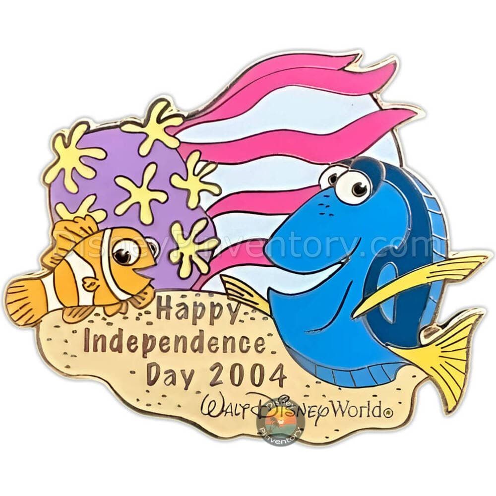 Happy Independence Day 2004 Pin - Finding Nemo - Pin 49754