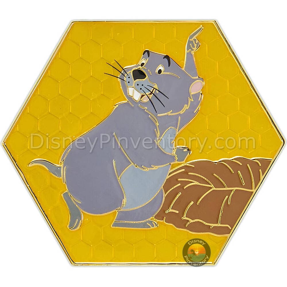 Winnie the Pooh and the Honey Tree 60th Anniversary Mystery Pin Set - Gopher - Pin 49761