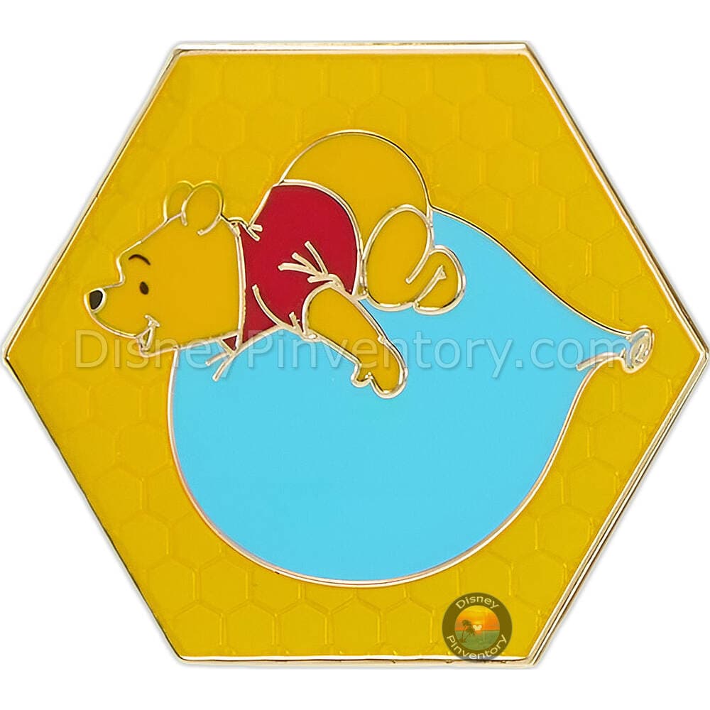 Winnie the Pooh and the Honey Tree 60th Anniversary Mystery Pin Set - Pooh on Blue Balloon - Pin 49762