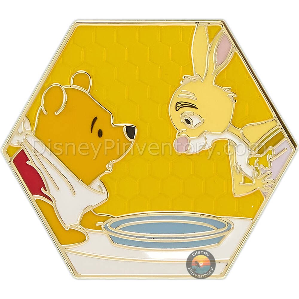 Winnie the Pooh and the Honey Tree 60th Anniversary Mystery Pin Set - Pooh with Rabbit - Pin 49763