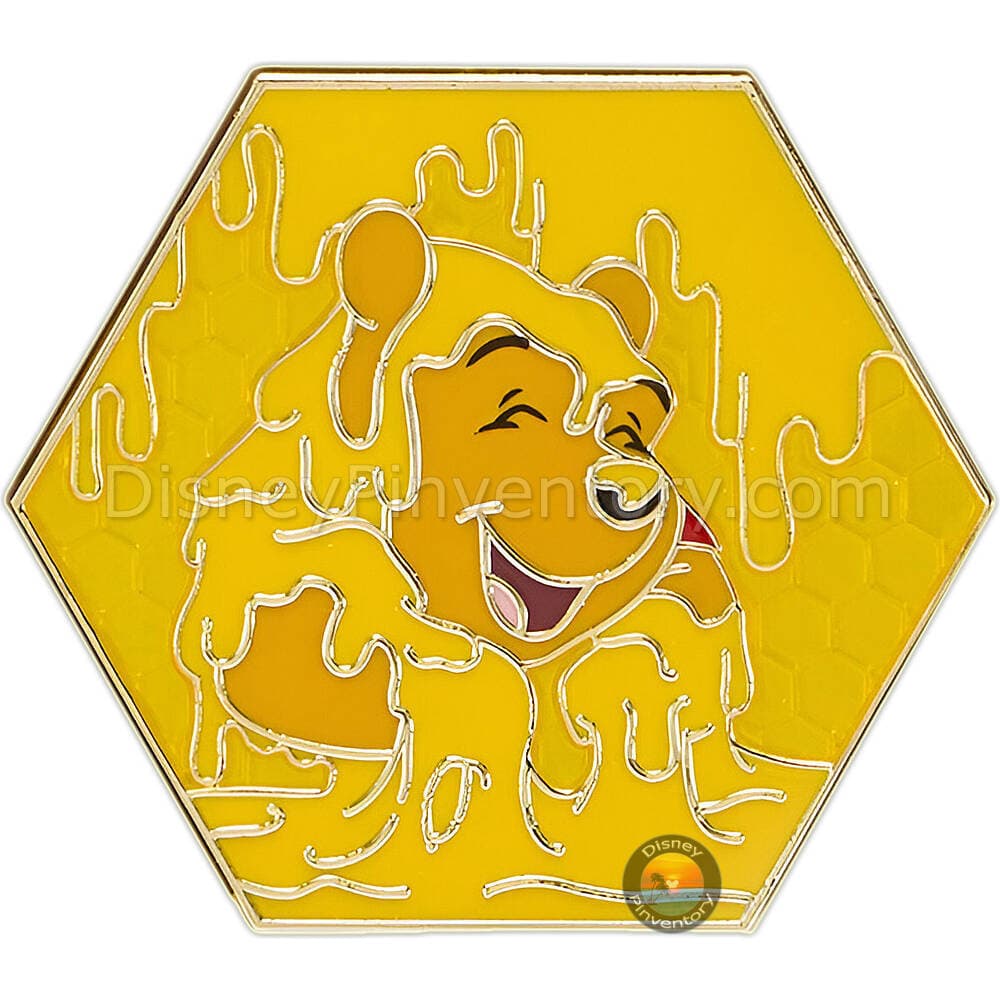 Winnie the Pooh and the Honey Tree 60th Anniversary Mystery Pin Set - Pooh in Bee Hive Honeycomb - Pin 49764