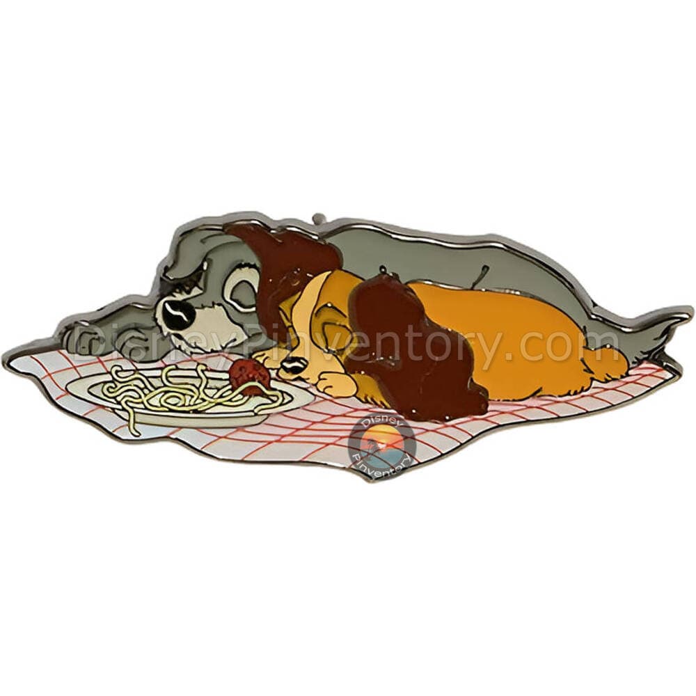 Loungefly Disney Napping Animals Blind Box Pin Set - Lady and the Tramp - Pin 49787