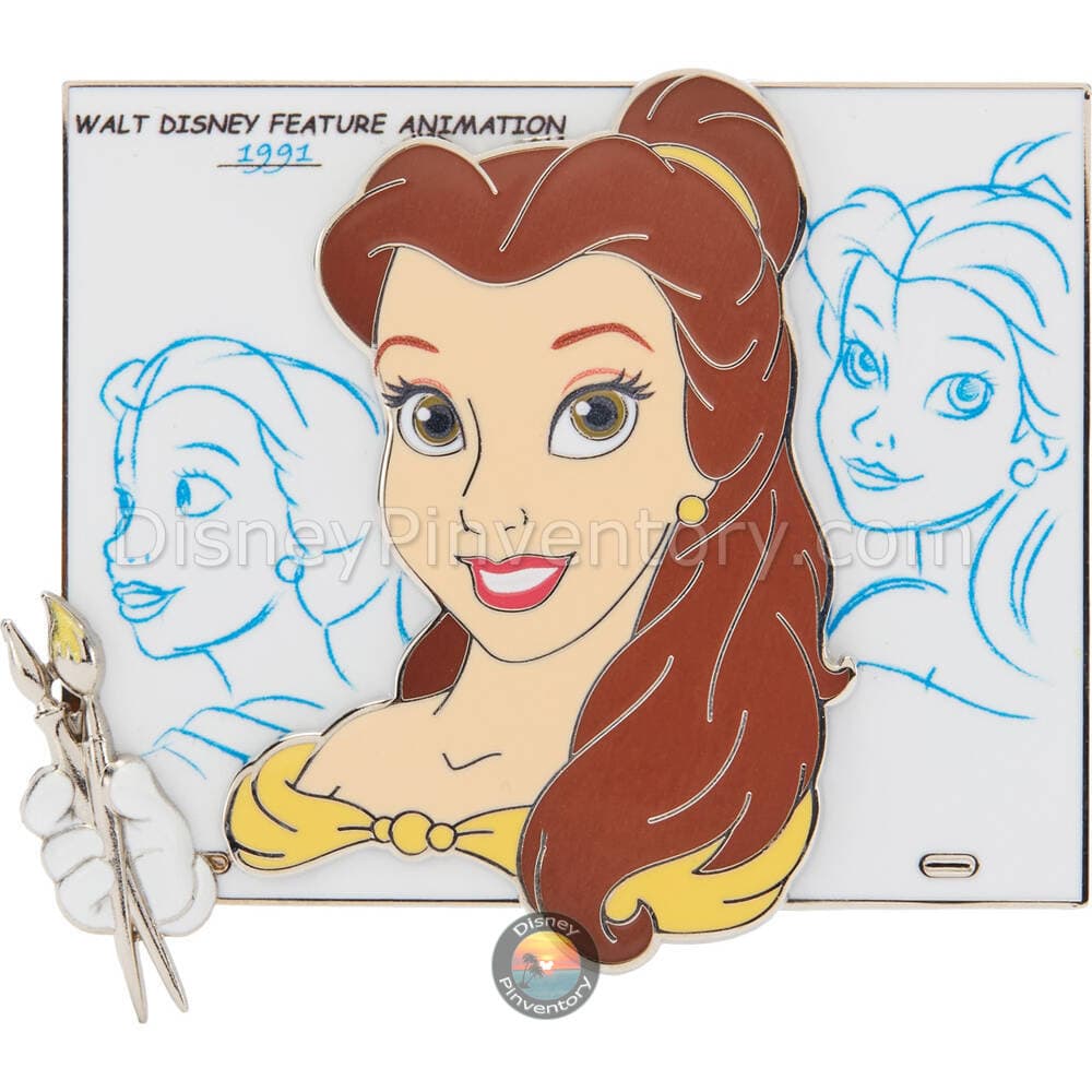 Brush of Magic: Belle Pin - Beauty and the Beast - Pin 49794