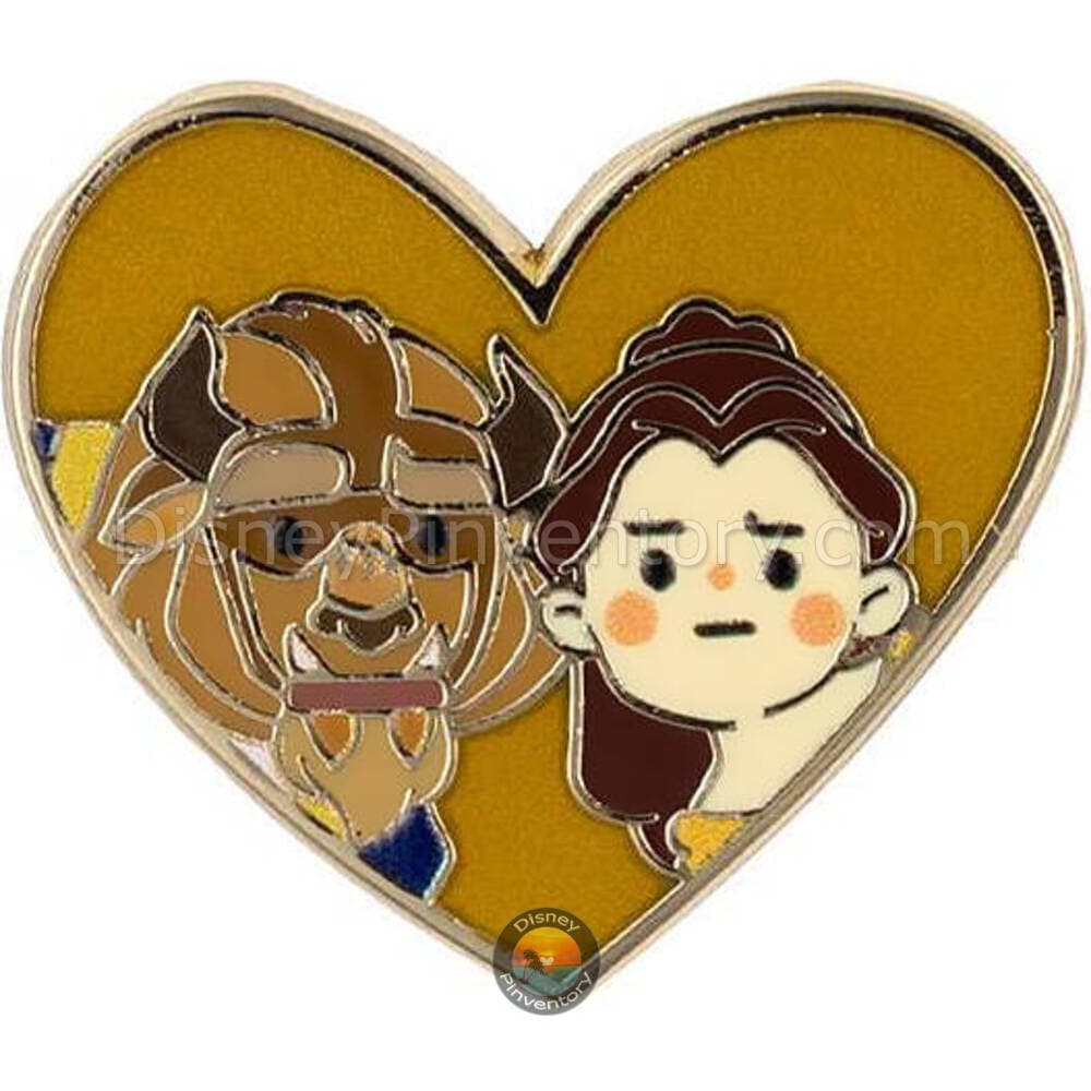 Disney Princesses Sweethearts Mystery Pin Set - Belle & Beast - PALM Exclusive - Pin 49799