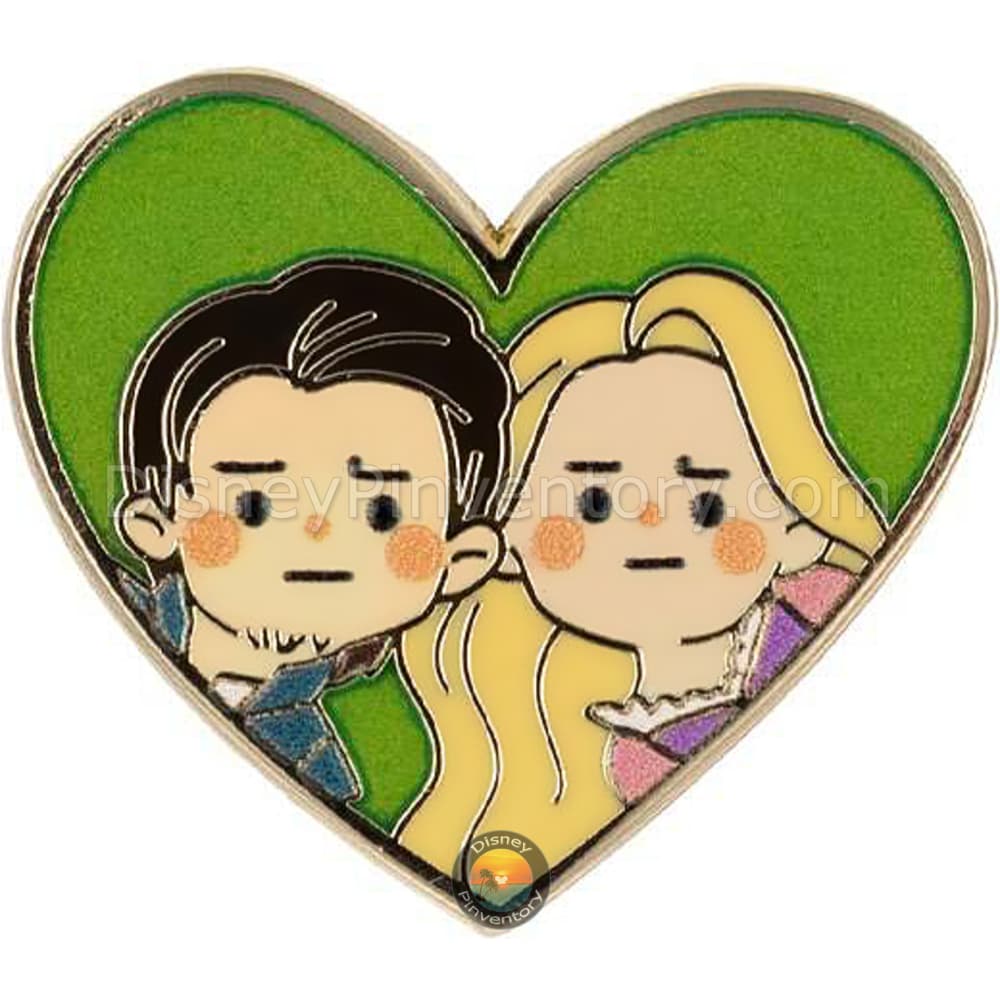 Disney Princesses Sweethearts Mystery Pin Set - Rapunzel & Flynn Rider - PALM Exclusive - Pin 49803
