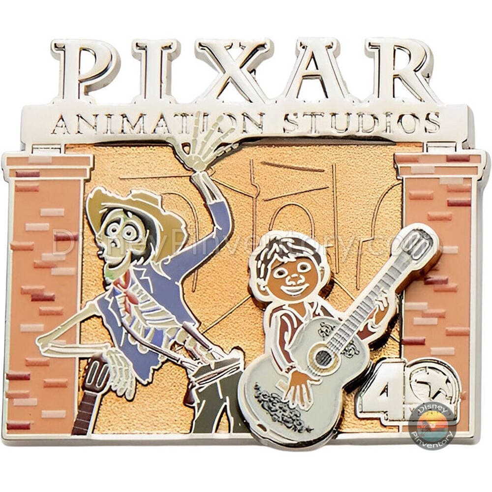 Pixar Animation Studios 40 Years Pin Set 4 - Hector and Miguel - Coco (2017) - Pin 49808