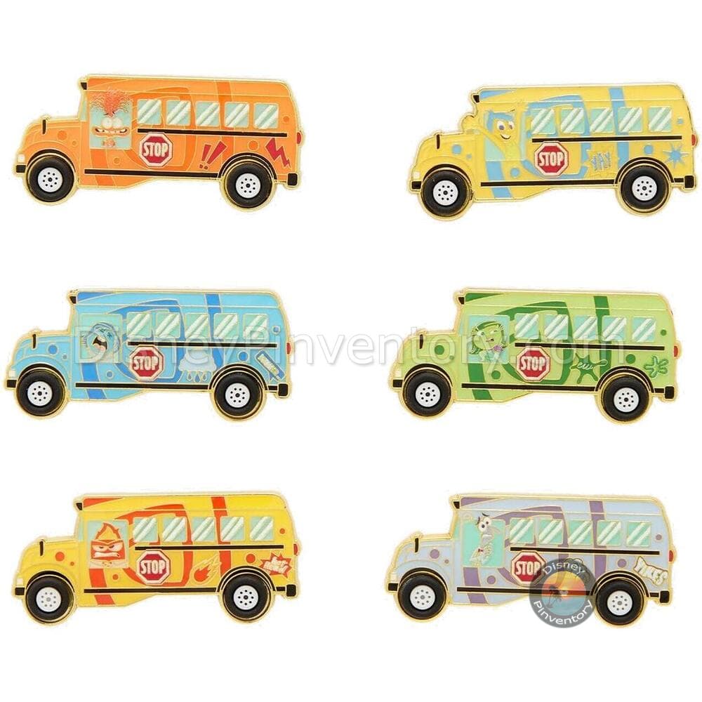 Loungefly Disney Pixar Inside Out 2 Bus Blind Box Pin Set - Pin 49870