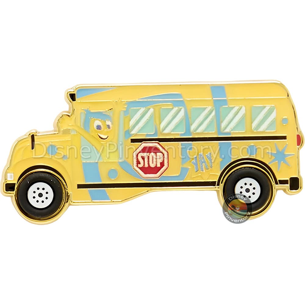 Loungefly Disney Pixar Inside Out 2 Bus Blind Box Pin Set - Joy - Pin 49872