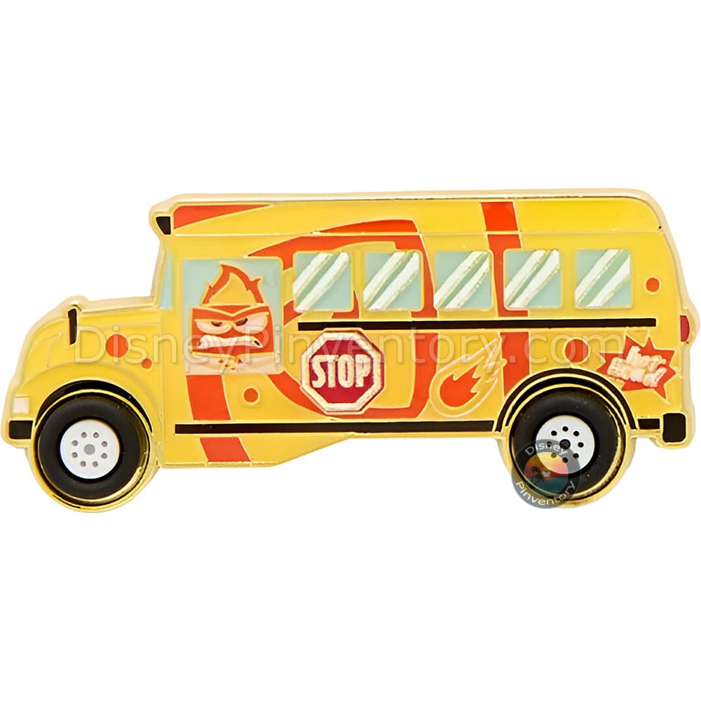 Loungefly Disney Pixar Inside Out 2 Bus Blind Box Pin Set - Anger - Pin 49875