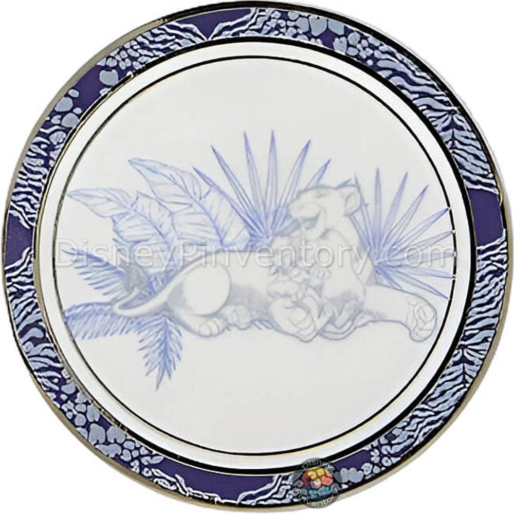 Disney The Lion King Porcelain Plates Blind Box Pin Set - Sarabi & Simba - BoxLunch Exclusive - Pin 49897