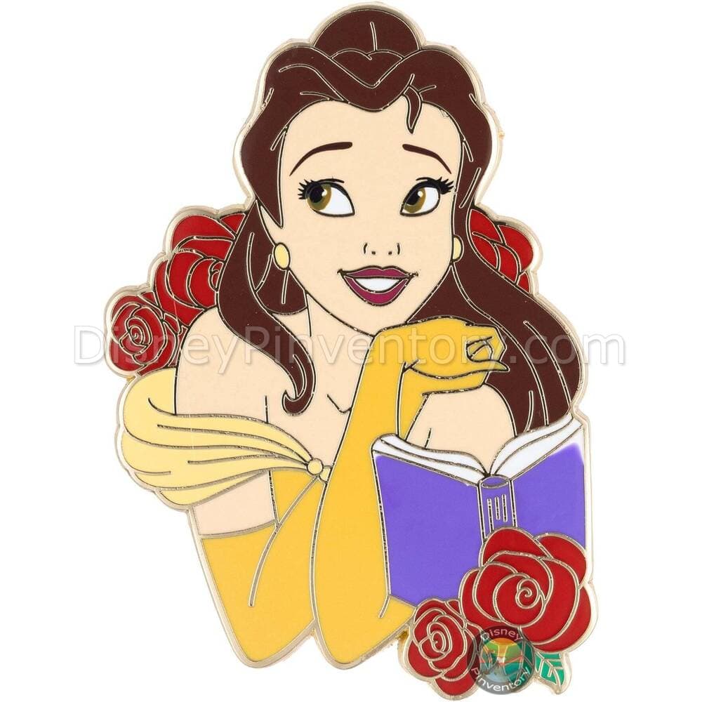 Disney Beauty and the Beast Books and Roses Pin - PALM Exclusive - Pin 49908