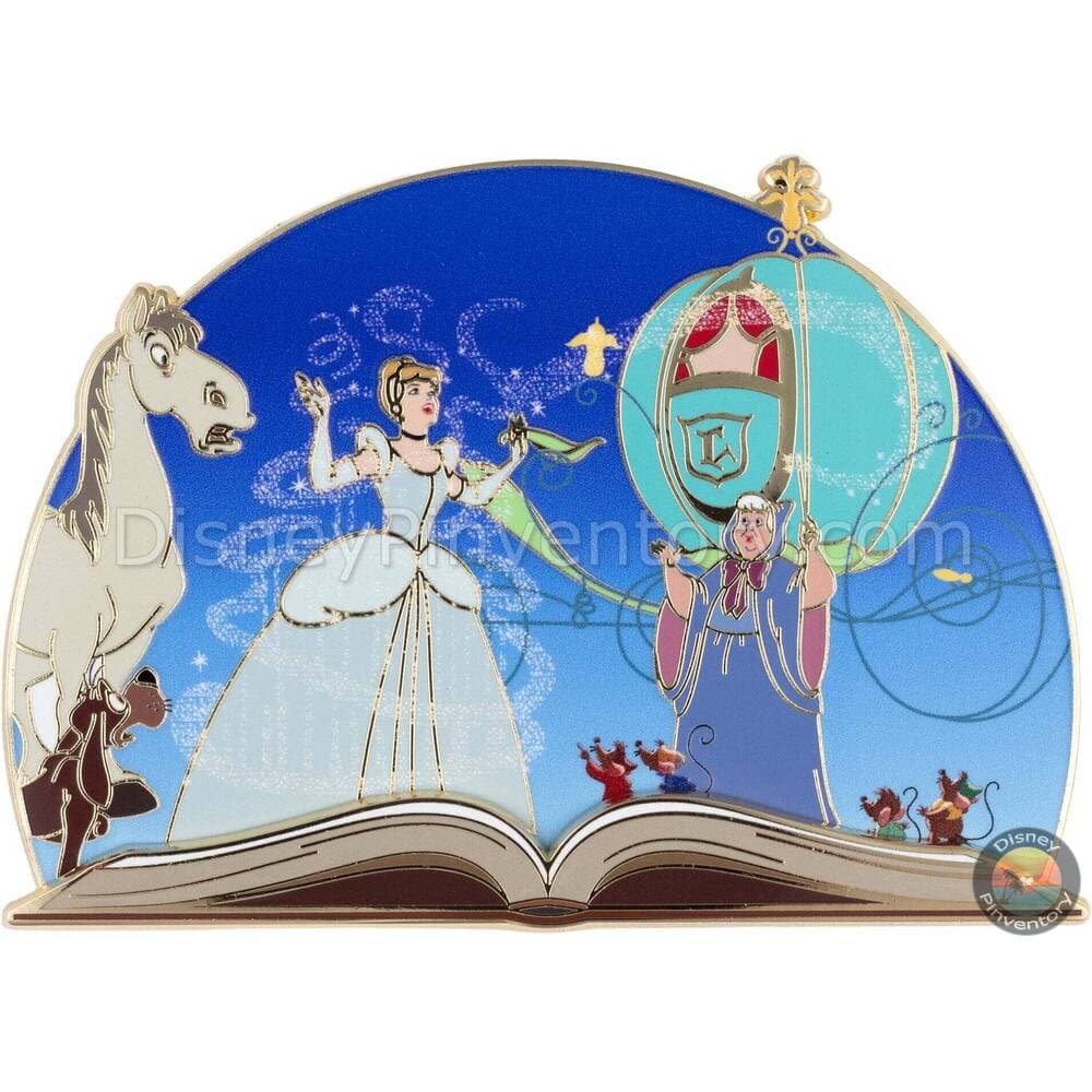 Disney Storybook Cinderella Magic Transformations Jumbo Pin - PALM Exclusive - Pin 49937