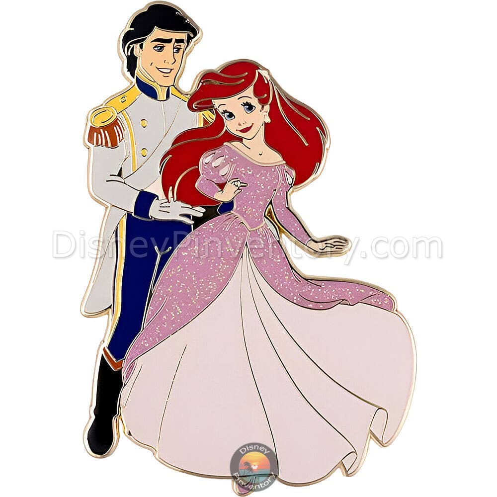 Disney Princesses The Royal Dance Mystery Jumbo Pin Set - Ariel & Prince Eric - PALM Exclusive - Pin 49939