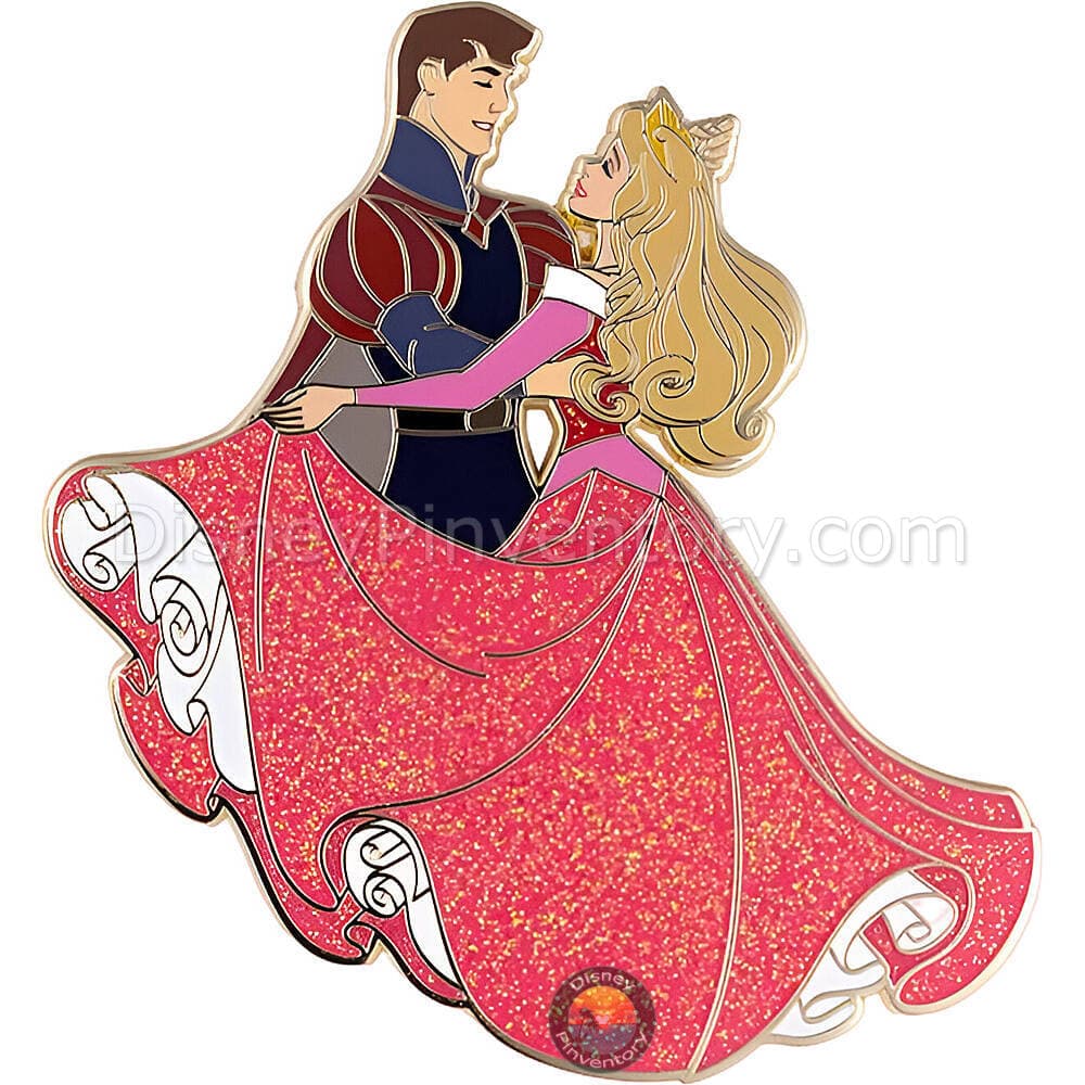 Disney Princesses The Royal Dance Mystery Jumbo Pin Set - Aurora & Prince Phillip - PALM Exclusive - Pin 49940