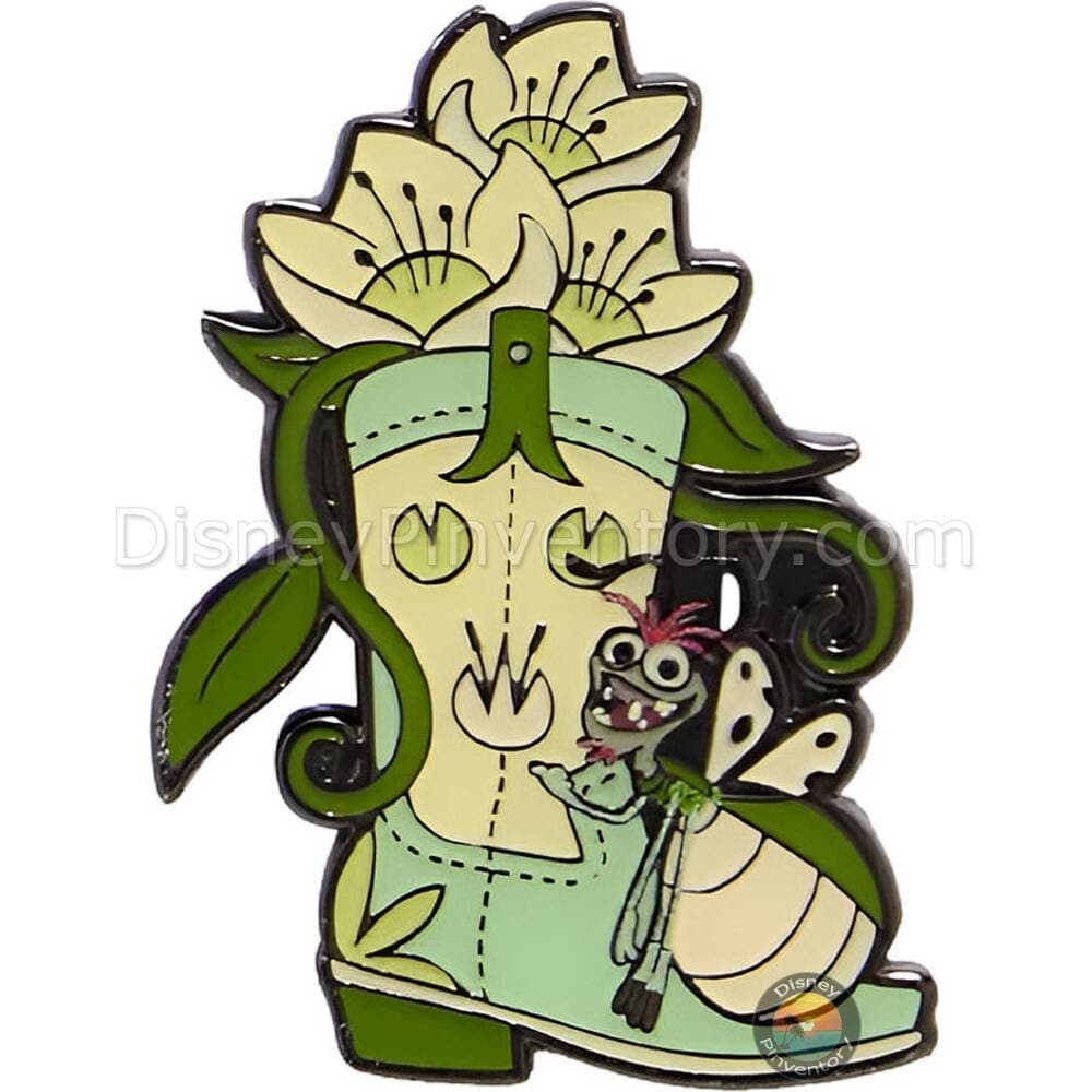 Loungefly Disney Princess Boot Bouquet Blind Box Pin Set - Tiana with Ray - Pin 49954