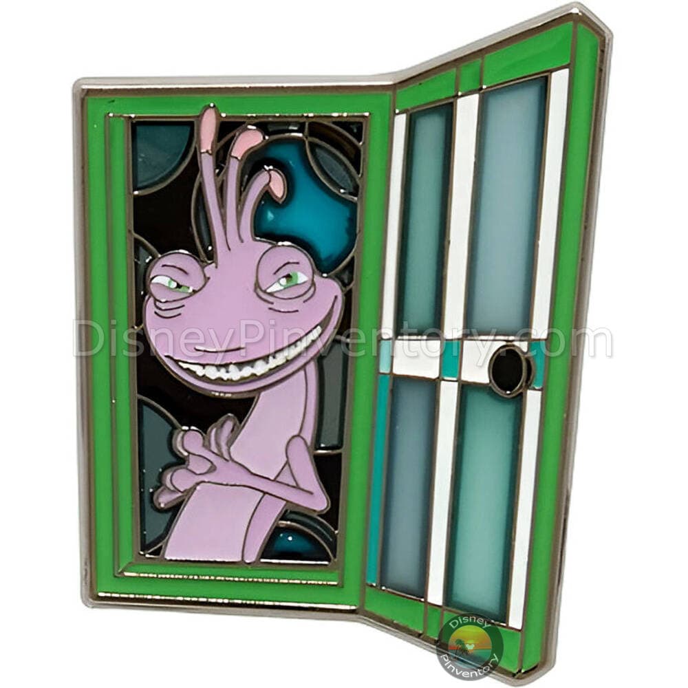 Loungefly Disney Pixar Monsters, Inc. Stained Glass Doors Blind Box Pin Set - Randall Boggs - Pin 49969