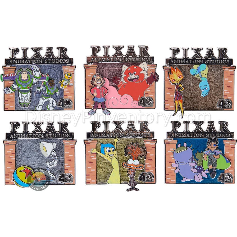 Pixar Animation Studios 40 Years Pin Set 5 - Pin 50017