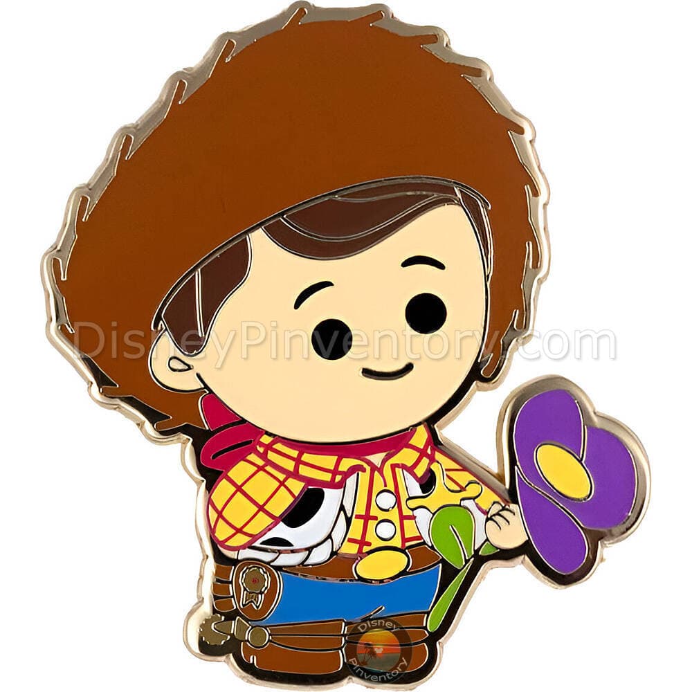 Pixar Toy Story Cutie Mystery Pin Set - Woody - PALM Exclusive - Pin 50066