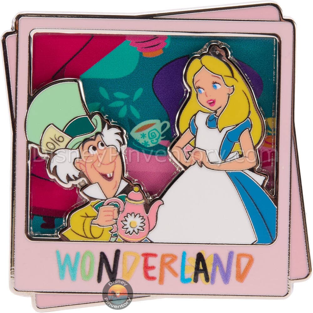 Disney Destinations: Alice and Mad Hatter Pin - Wonderland - February - Pin 50114