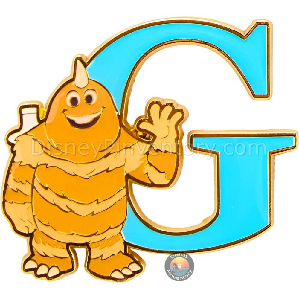 Loungefly Disney Pixar Monsters, Inc. Character Initial Blind Box Pin Set - George Sanderson - BoxLunch Exclusive - Pin 50174