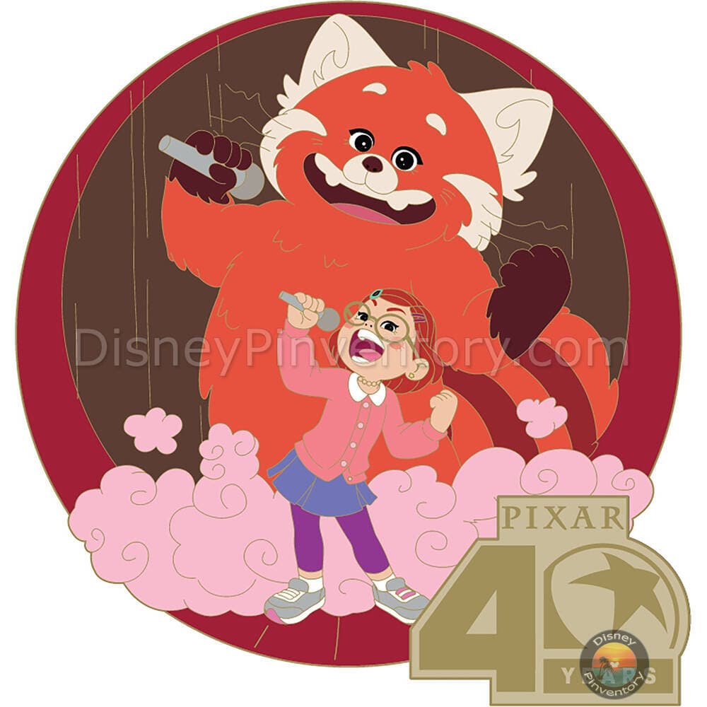 D23-Exclusive Turning Red Pin - Pixar Animation Studios 40th Anniversary - Pin 50209