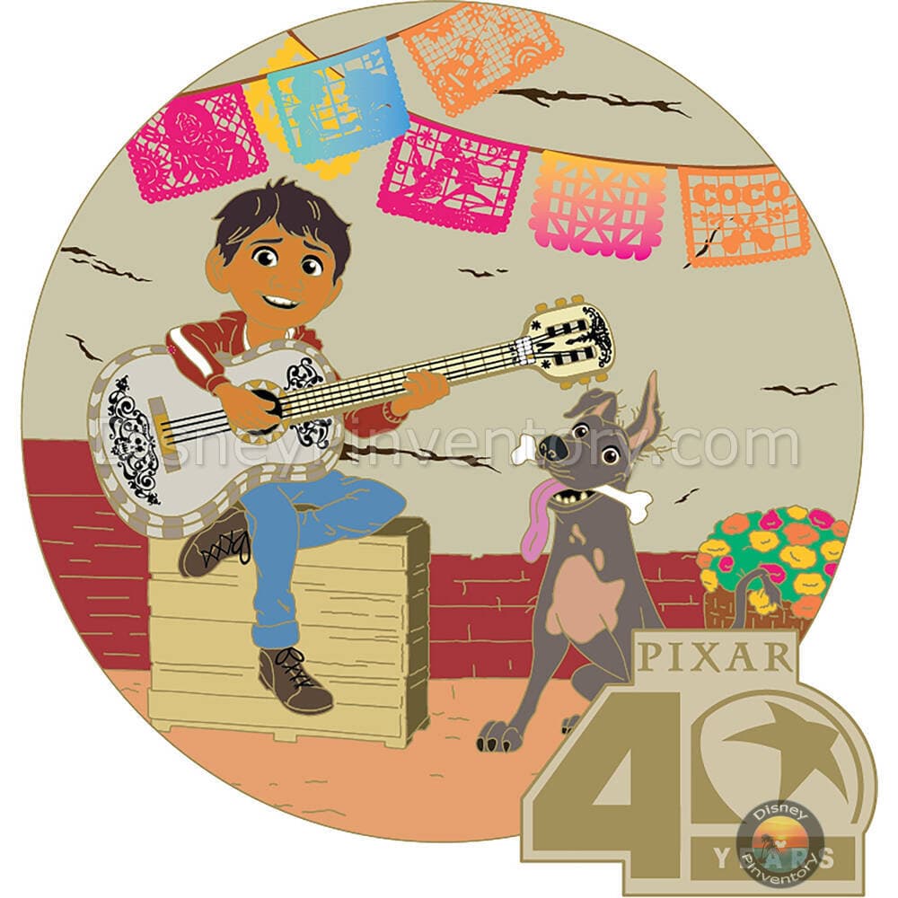 D23-Exclusive Coco Pin - Pixar Animation Studios 40th Anniversary - Pin 50211