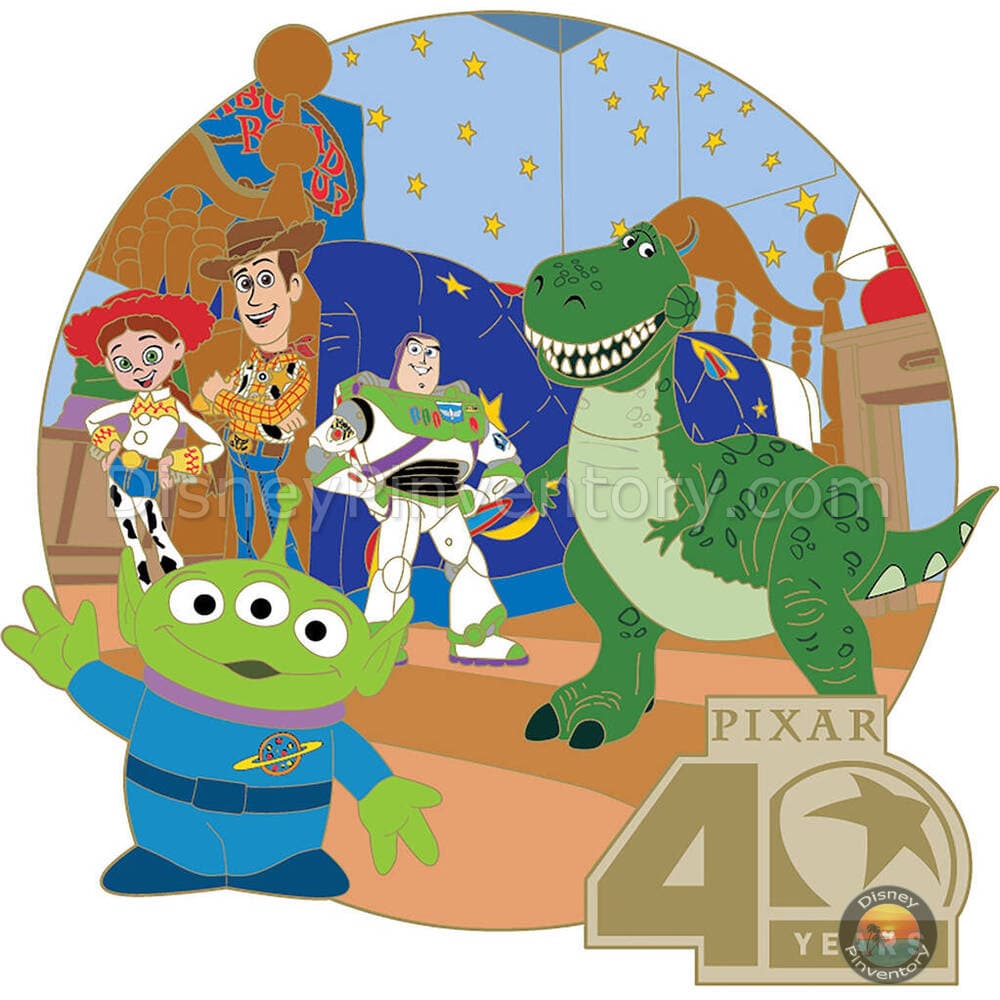 D23-Exclusive Toy Story 2 Pin - Pixar Animation Studios 40th Anniversary - Pin 50212