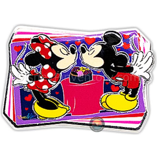 Disney World of Color Valentines Dessert Party: Mickey & Minnie Full Color - FiGPiN - Pin 50224