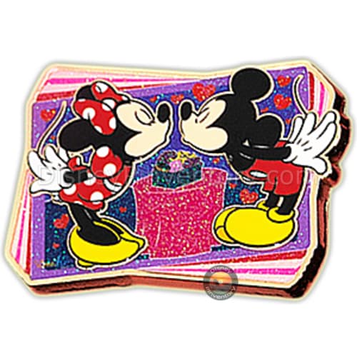 Disney World of Color Valentines Dessert Party: Mickey & Minnie Glitter - FiGPiN - Pin 50225