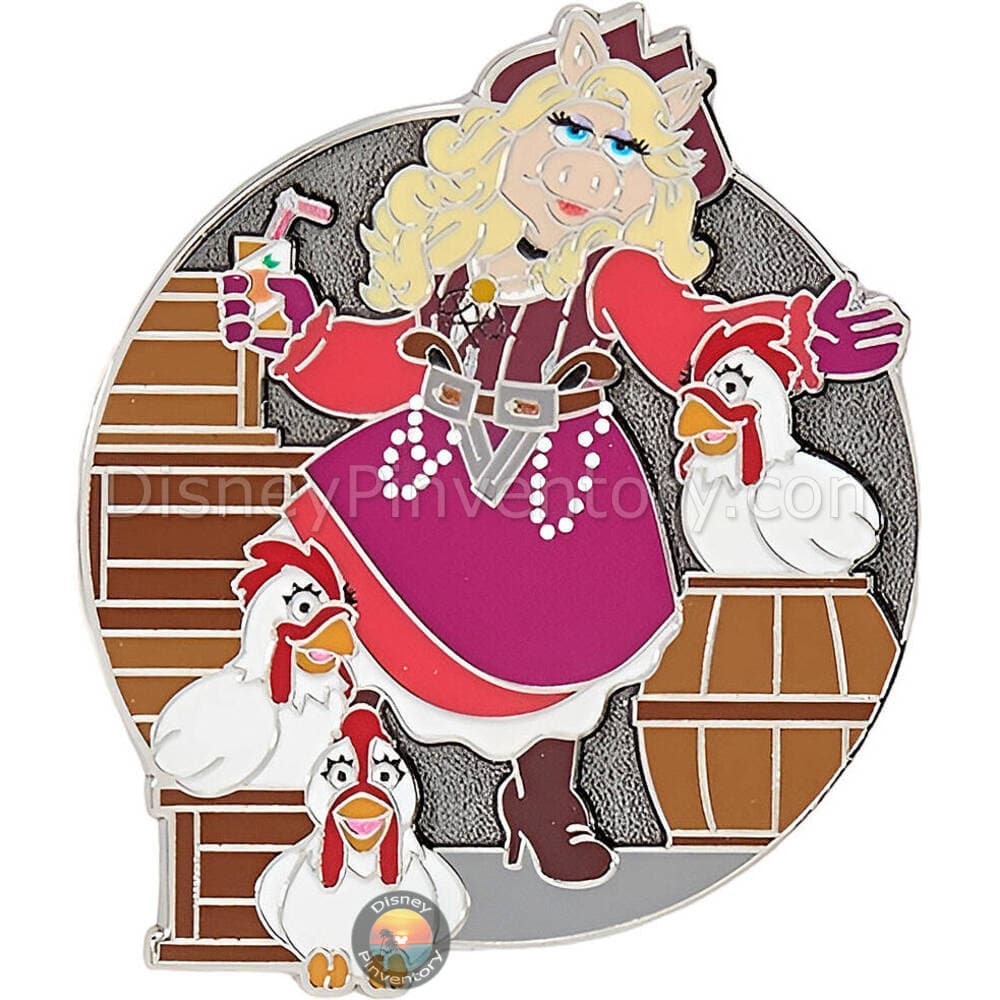 The Muppets ''Disney Park Day'' Mystery Pin Set - Miss Piggy in Pirates of the Caribbean - Disneyland - Pin 50276
