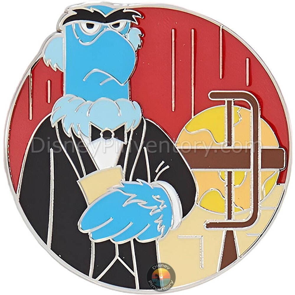 The Muppets ''Disney Park Day'' Mystery Pin Set - Sam the Eagle in Great Moments With Mr. Lincoln - Disneyland - Pin 50279