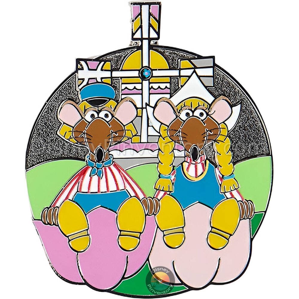 The Muppets ''Disney Park Day'' Mystery Pin Set - Rizzo and Yolanda in Disney it's a small world - Disneyland - Pin 50281