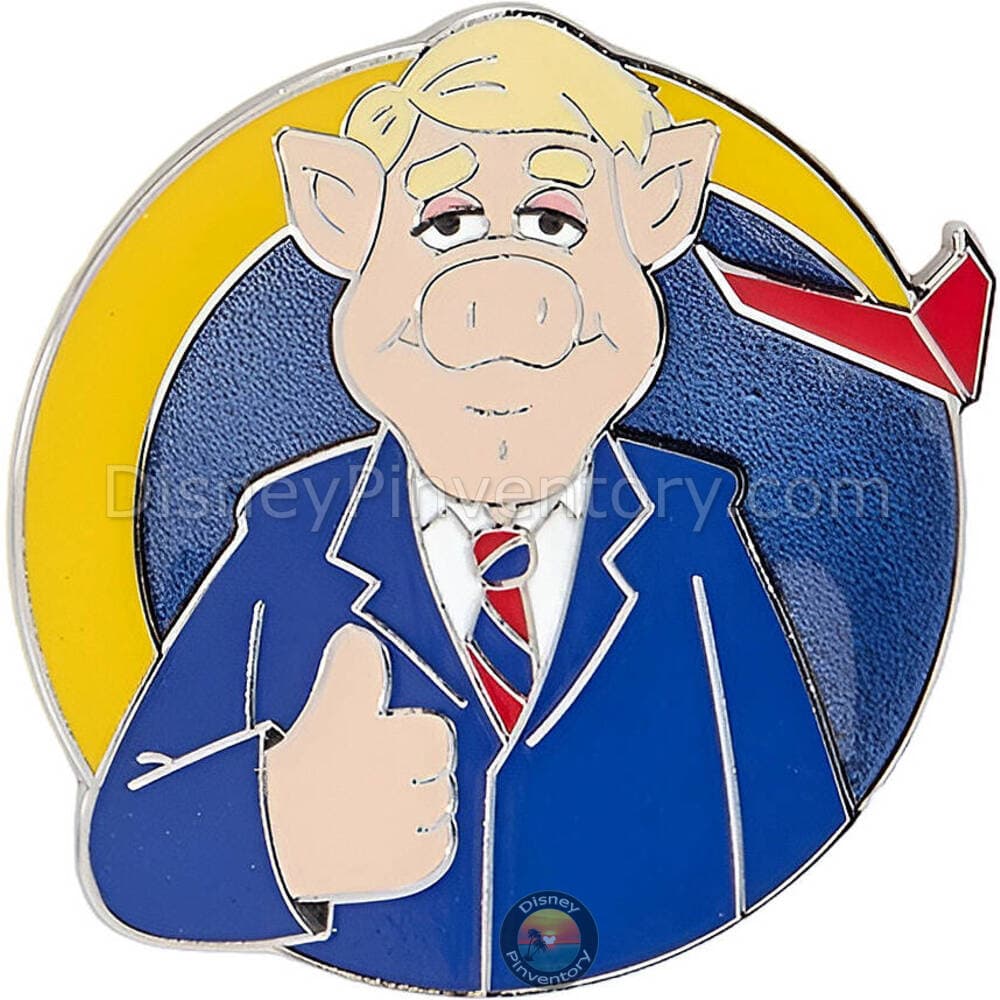 The Muppets ''Disney Park Day'' Mystery Pin Set - Link Hogthrob at Soarin' Around the World - Disneyland - Pin 50282