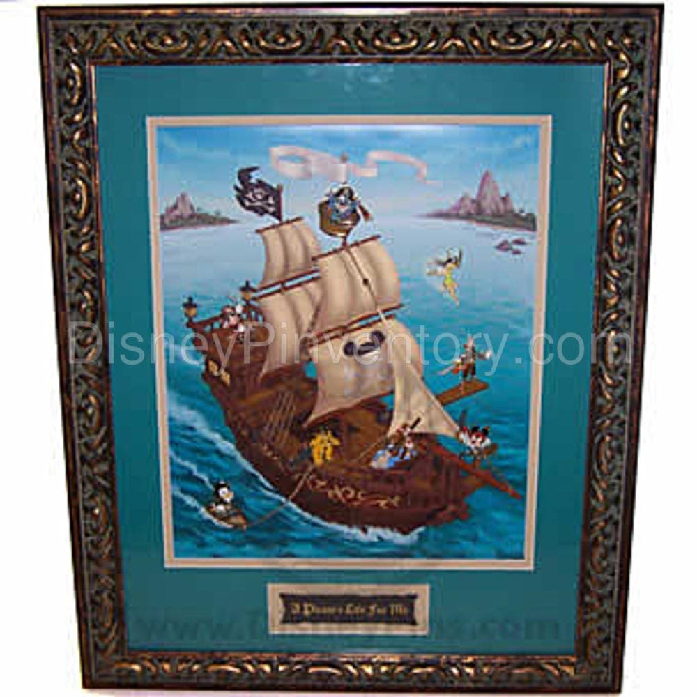 A Pirates Life for Me - Framed Set - Pin 5030