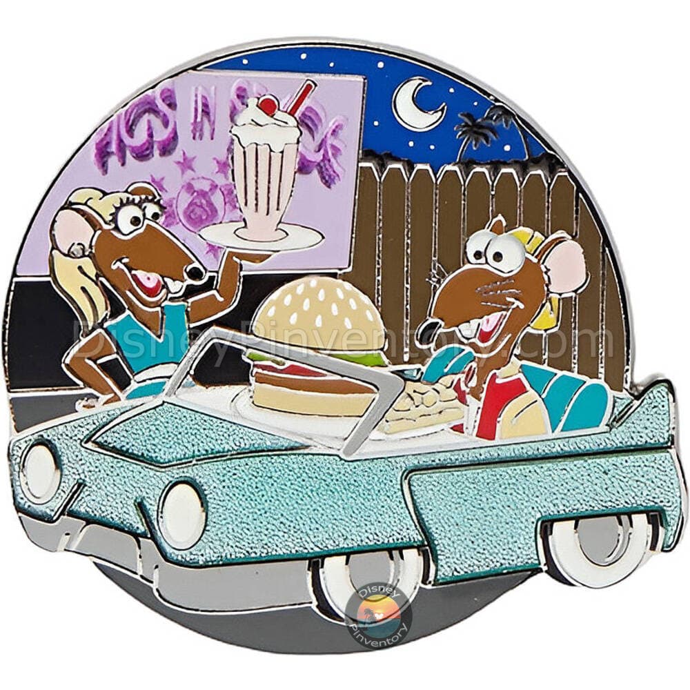 The Muppets ''Disney Park Day'' Mystery Pin Set - Rizzo at Sci-Fi Dine-In - Walt Disney World - Pin 50307