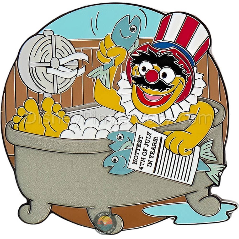 The Muppets ''Disney Park Day'' Mystery Pin Set - Lew Zealand in Carousel of Progress - Walt Disney World - Pin 50309