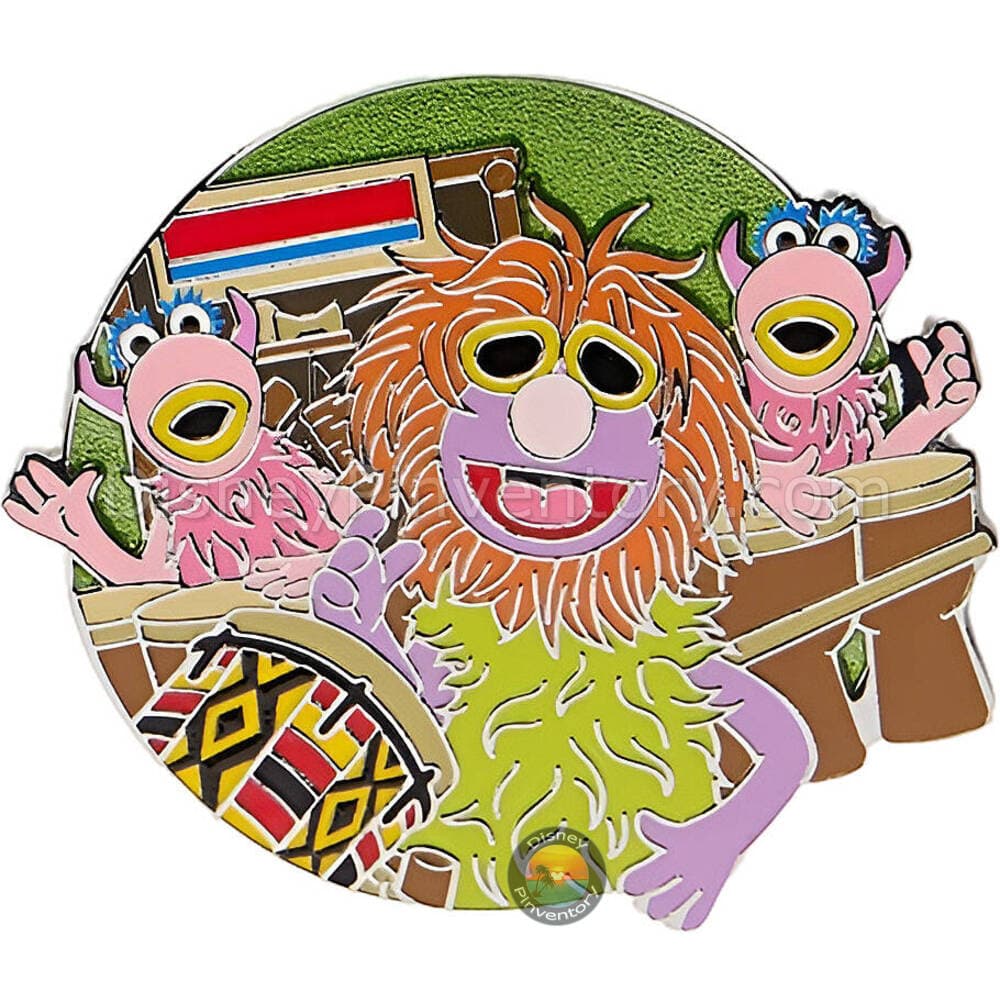 The Muppets ''Disney Park Day'' Mystery Pin Set - Mahna Mahna and the Snowths in front of Tamu Tamu Refreshments - WDW - Pin 50311