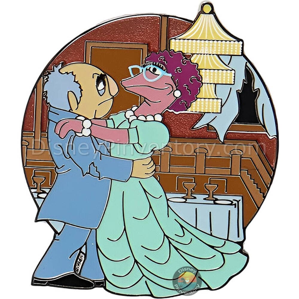 The Muppets ''Disney Park Day'' Mystery Pin Set - Cynthia Birdley with George the Janitor in The Haunted Mansion - WDW - Pin 50312